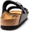 0051193 Birkenstock Unisex Arizona Black Leather Sandal Black 10