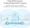 NETGEAR Tri-band Whole Home Mesh WiFi System with 3Gbps Speed (RBK50) - 2-Pack