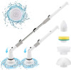 Electric Spin Scrubber Cordless Power Brush Floor Scrubber Adjustable Extension