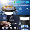 Burlan Solar Cordless Mosquito Zapper BK-21 - BLACK