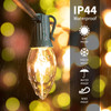 Minetom C9 Clear Christmas String Lights, Green Wire, 25 Feet GYPI-O257AU