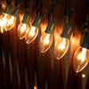 Minetom C9 Clear Christmas String Lights, Green Wire, 25 Feet GYPI-O257AU