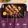 Cuisinel Cast Iron Dual Handle Flat Skillet and Griller Pan CGPD-16-9