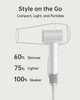Laifen Hair Dryer, Negative Ionic Blow Dryer LF03 - Pearl White
