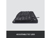 Logitech K120 Wired Keyboard for Windows, Plug and Play, Full-Size