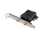 ASUS PCE-BE92BT WiFi 7 PCI-E Adapter with 2 external antennas. Supporting 6GHz