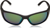 Costa Del Mar Men's Fisch Rectangular 06S9054 - BLACKOUT/COPPER GREEN MIRRORED