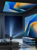 CLOKOWE 4K Mini Projector WiFi Bluetooth, 180° Rotation & Auto Keystone - Black