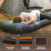 TOBTOS Inflatable Camping Pillow Thick 6 Inch Ultralight Sleeping Pad LG70