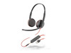 Poly Blackwire C3225 Headset - Stereo - Mini-phone (3.5mm) - Wired - 32 Ohm - 20
