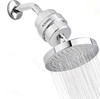 ADOVEL High Output Shower Head and Hard Water Filter SF240 - Silver