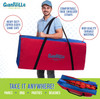 Giantville Giant 4 in a Row Connect Game 4'x3.5' - Storage Carry Bag -RED/BLUE