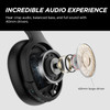 TAPAXIS Hybrid Active Noise Cancelling Headphones - Black