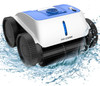PAXCESS HJ3172 Cordless Robotic Pool Cleaner - Blue/White