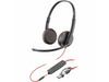 Poly Blackwire 3225 Stereo USB-C Headset + 3.5mm Plug + USB-C/A Adapter - Stereo Poly Blackwire 3225 Stereo USB-C Headset + 3.5mm Plug + USB-C/A Adapter - Stereo