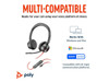 Poly Blackwire 8225 Stereo Microsoft Teams Certified USB-C Headset + USB-C/A Poly Blackwire 8225 Stereo Microsoft Teams Certified USB-C Headset + USB-C/A