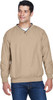 M700 Harriton Adult Microfiber Wind Shirt Stone/Black M
