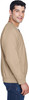 M700 Harriton Adult Microfiber Wind Shirt Stone/Black M