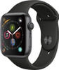 For Parts: APPLE WATCH SERIES 4 GPS 44mm SPACE GREY ALUMINUM CASE MU6D2LL - CRACKED SCREEN