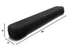 Yamaha SR-C20A Compact Sound Bar with Built-in Subwoofer and Bluetooth, Black