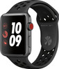 For Parts: Apple Watch Nike 3 GPS Cellular 42mm Gray Alu-Anth/Black Sport  CRACKED SCREEN