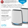 Orbi 850 Series Tri-band WiFi 6, 6Gbps, Router + Satellite RBK852-100NAR - WHITE