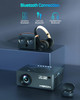 HISION Projector 4K WiFi Bluetooth Outdoor Projectors 1080P Native HI-06 - Black