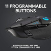 Logitech G502 Lightspeed Wireless Gaming Mouse Hero 25K 910-005571 - Black