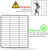 LURIVA DIY Animal Playpen Indoor Portable Metal Wire Yard Fence PP-12BK - Black