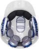 XR1 BASEBALL BATTING HELMET, MATTE WHITE COLOR FOR JUNIOR