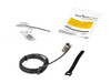 StarTech.com LTLOCKNBL Laptop Cable Lock - 4-Digit Resettable Combination Lock -