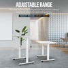 SuperHandy Electric Standing Desk - 48"x30" in Pristine White - 3 Memory Presets