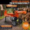 SuperHandy 14-Ton Electric Log Splitter - 120V Corded, Max 14" Log Diameter