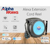 AlphaWorks Mountable Retractable Extension Smart Cord Reel (Alexa, Google Home