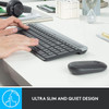 Logitech MK470 Slim Wireless Keyboard and Mouse Combo Modern Compact Layout