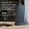 NETGEAR Nighthawk Multi-Gig Cable Modem CM2000 Compatible with All Cable - Black