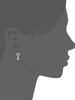 Marc By Marc Jacobs Lost & Found Key Argento Silver Studs Key Motif Earrings