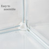 LURIVA Transparent Clear Small Animal Playpen, 12x12", 12PK TM30-12W-PKY - Clear