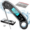 ROUUO Meat Thermometer Digital - Black