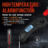 ROUUO Meat Thermometer Digital - Black