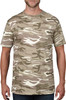 ANVIL 939 4.9OZ RINGSPUN CAMO TEE New