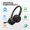 Anker PowerConf H500 Charging Stand Dual-Ear Headset Microphone A3511012 - Black