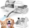 lvittyPet Pet Grooming Vacuum Hair Trimmer Dogs & Cats 13000PA HS-CW01 - WHITE