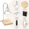 MARYCELE Candle Warmer Lamp with Timer Candle Wax Warmer Flower Lamp - FLOWER