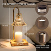 MARYCELE Candle Warmer Lamp with Timer Candle Wax Warmer Flower Lamp - FLOWER
