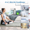 GGNRQQ Portable Air Conditioners, Air Cooler Evaporative Mini AC CF-626R - Gray