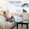 GGNRQQ Portable Air Conditioners, Air Cooler Evaporative Mini AC CF-626R - Gray
