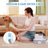 PAWHAUS Dog Grooming Kit & Vacuum & Blow Suction 6 in 1 Pro M4 - White