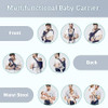 FRUITEAM Baby Carrier 6-in-1 Waist Stool Hip Seat Breastfeeding One Size - Navy