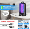 Elechome Bug Zapper Rechargeable Mosquito Zapper 3600V BK-19 - PURPLE/BLACK
